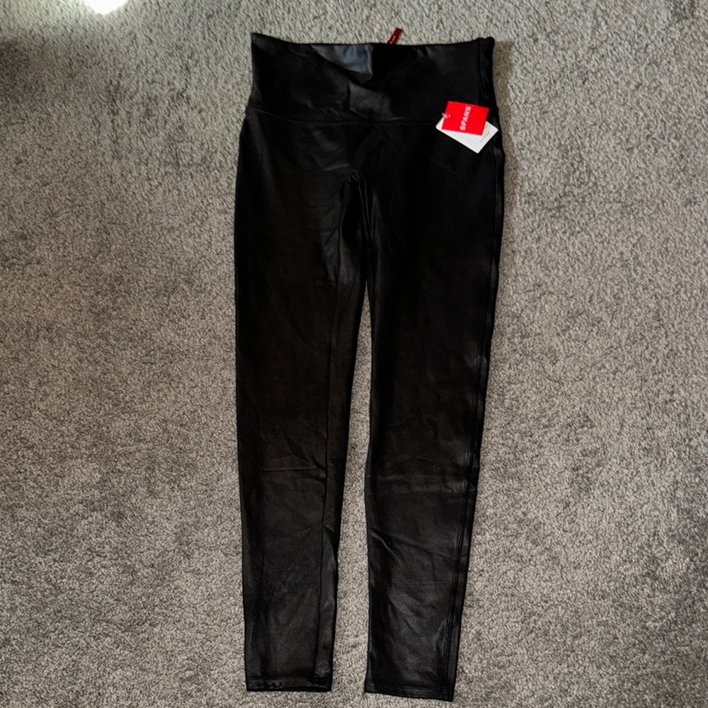 Spanx  faux leather leggings